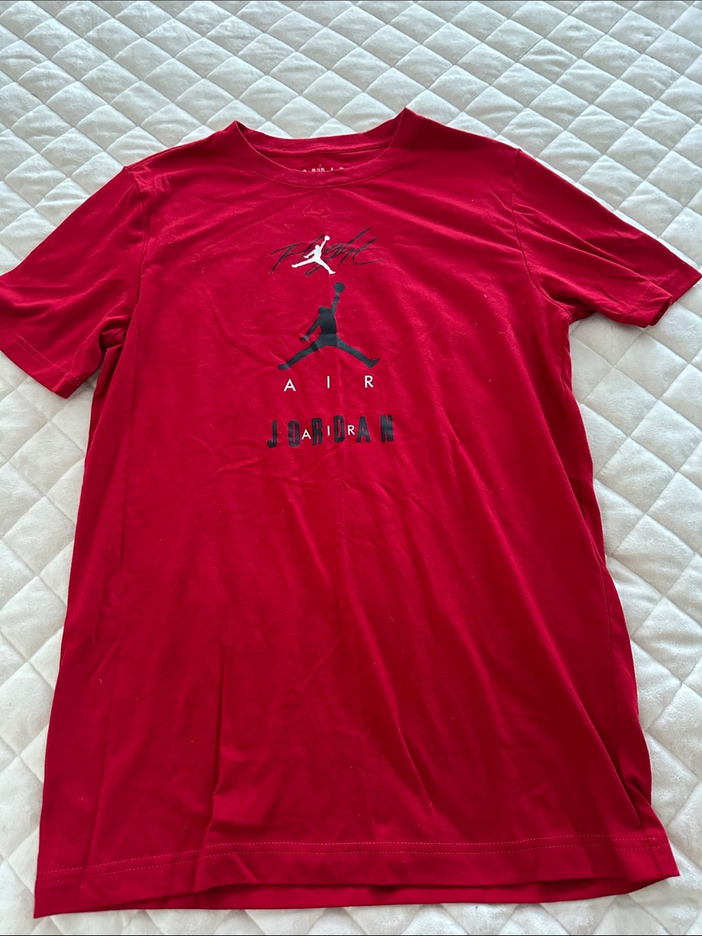 Jordan Red Short Sleeve Jumpman Graphic Tee